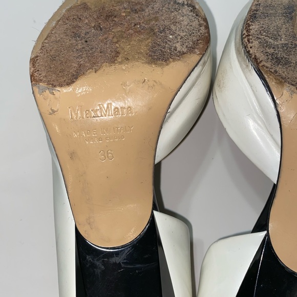 Max Mara pumps size 6 black and white - Picture 5 of 6